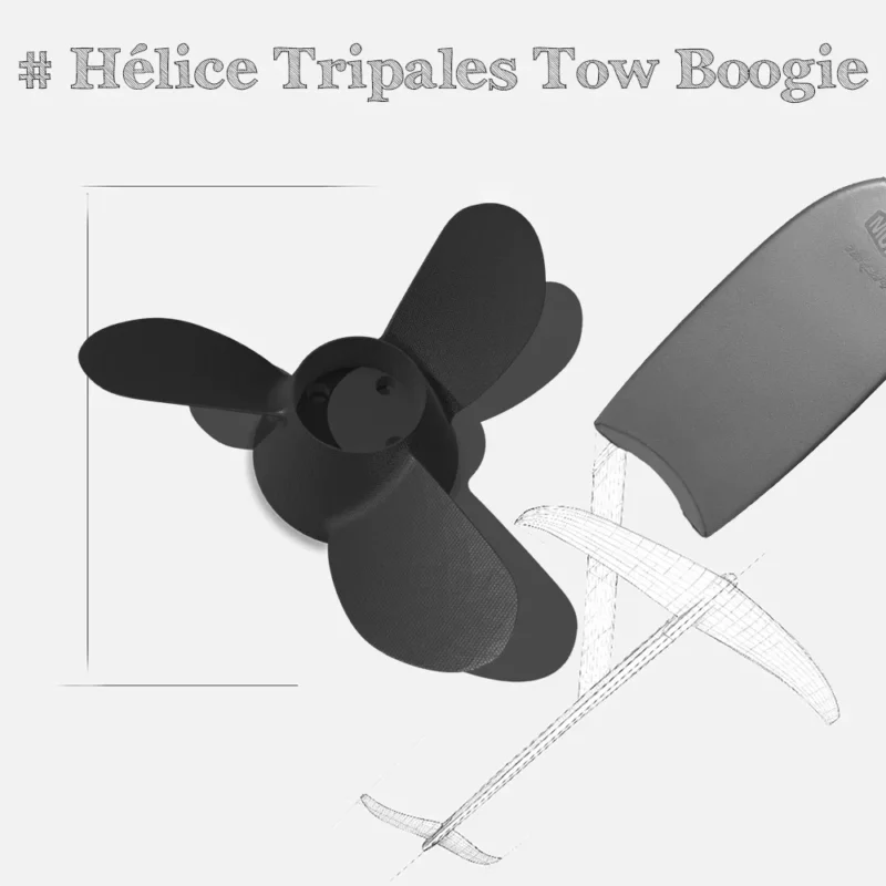 Hélice compatible avec les moteurs Flipsky 6384 et 6374. Fort couple